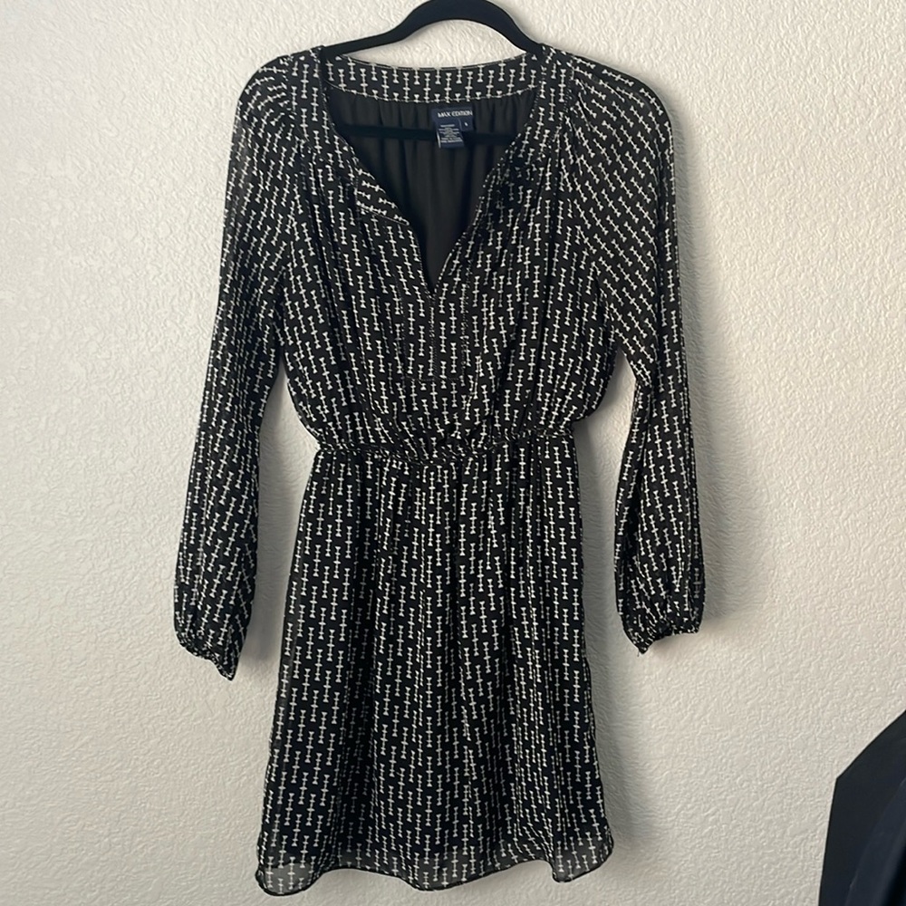 Max edition dress women’s size small black and white